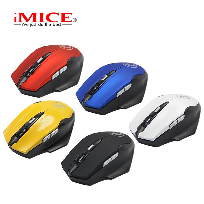 Imice ergonomische 2.4 ghz 6- knops opto-elektronische draadloze muis draadloze pc-computer gamingmuis muizen computer kantoor