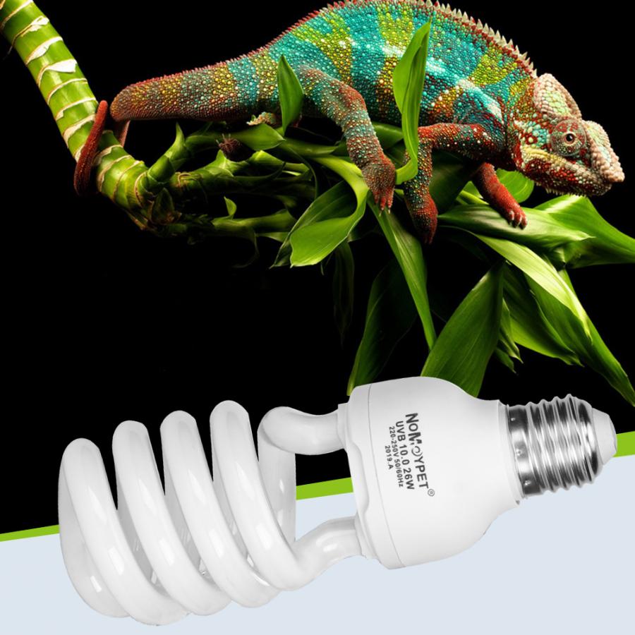 Belysning  e27 26w öken reptil terrarium glödlampa uvb kalcium ultraviolett lampa 220-250v 10.0 värmelampa