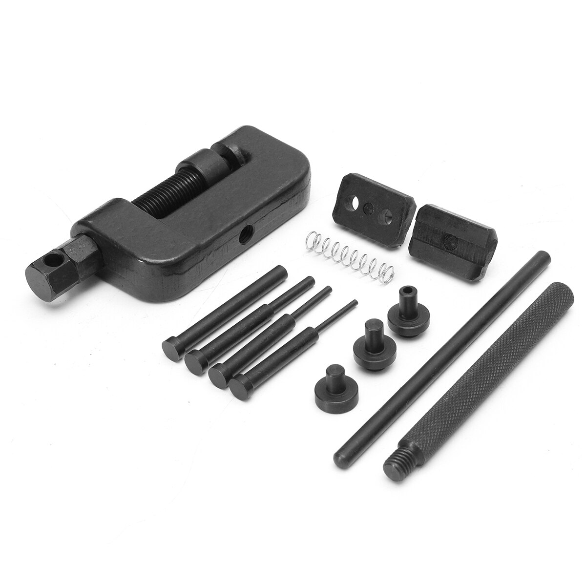 REMOVER CHAIN TOOLS CUTTER Motorcycle Bike Chain Breaker Link Splitter Riveter Riveting Repair Tool Set