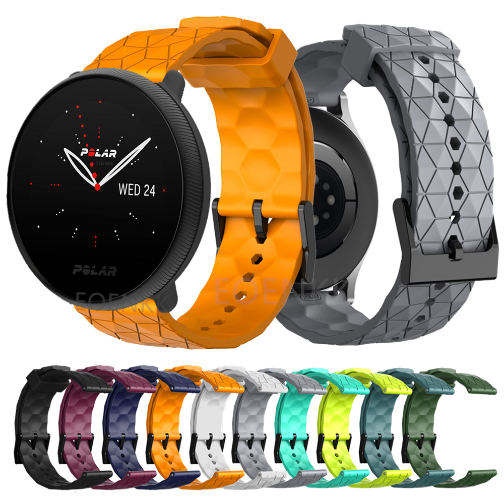 Silikonebånd til polar ignite 2/ pacer/unite/grit x pro sport urrem til polar vantage m  m2 armbånd correa tilbehør