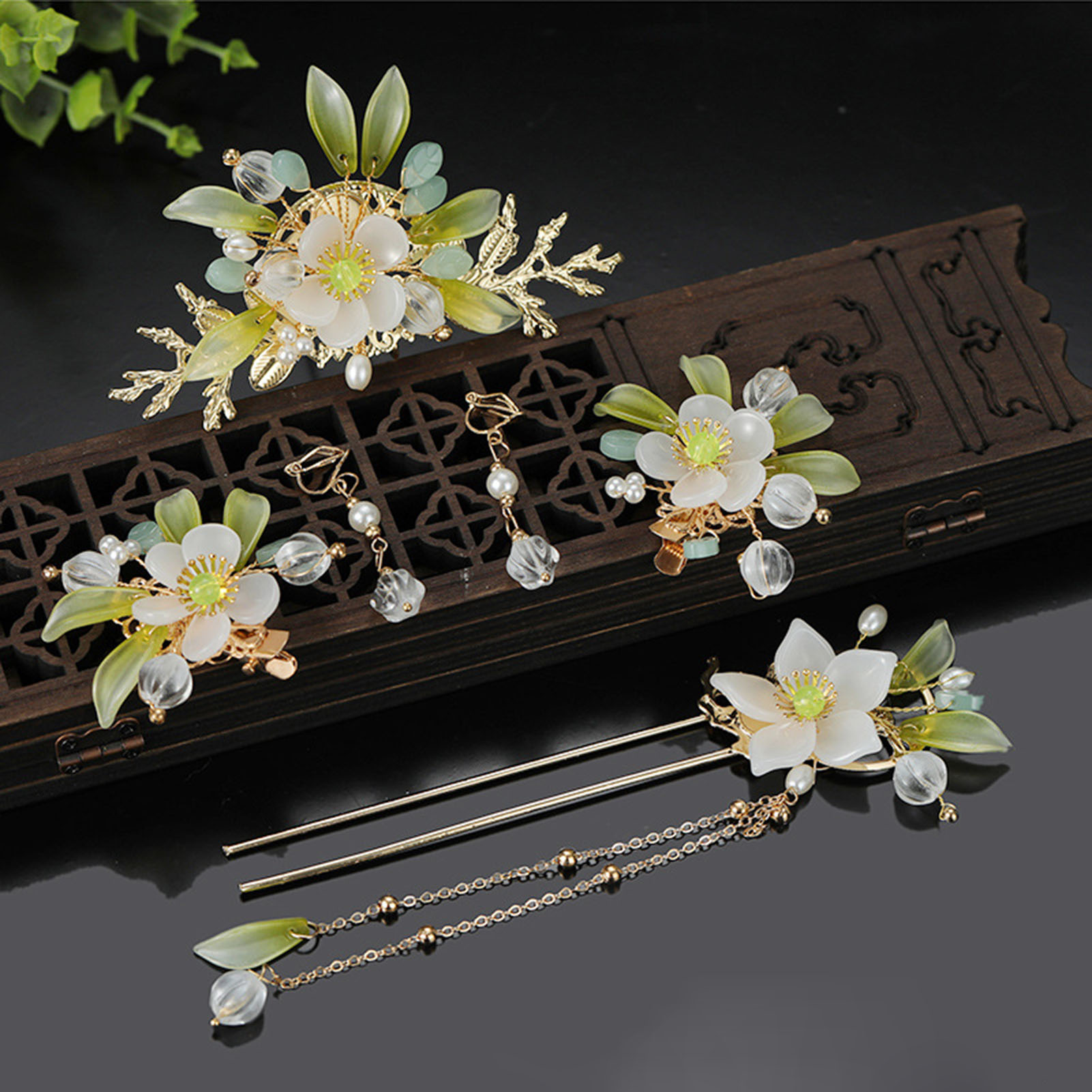 Horquillas chinas antiguas, horquillas, accesorios de joyas para el cabello para mujeres y niñas, vestido Hanfu, decoración para peinar el cabello, tocado colgante