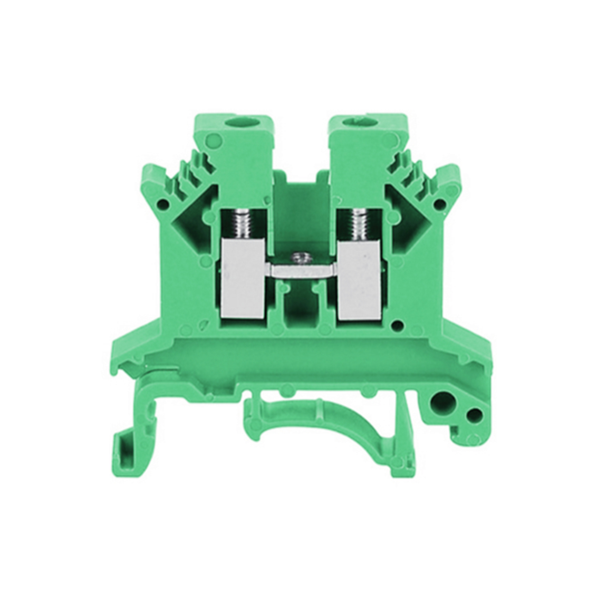 1/5/10PCS Din Rail Terminal Block UK-2.5B Wire Electrical Conductor Universal Connector Screw Connection Terminal Strip Block UK: Green / 5PCS