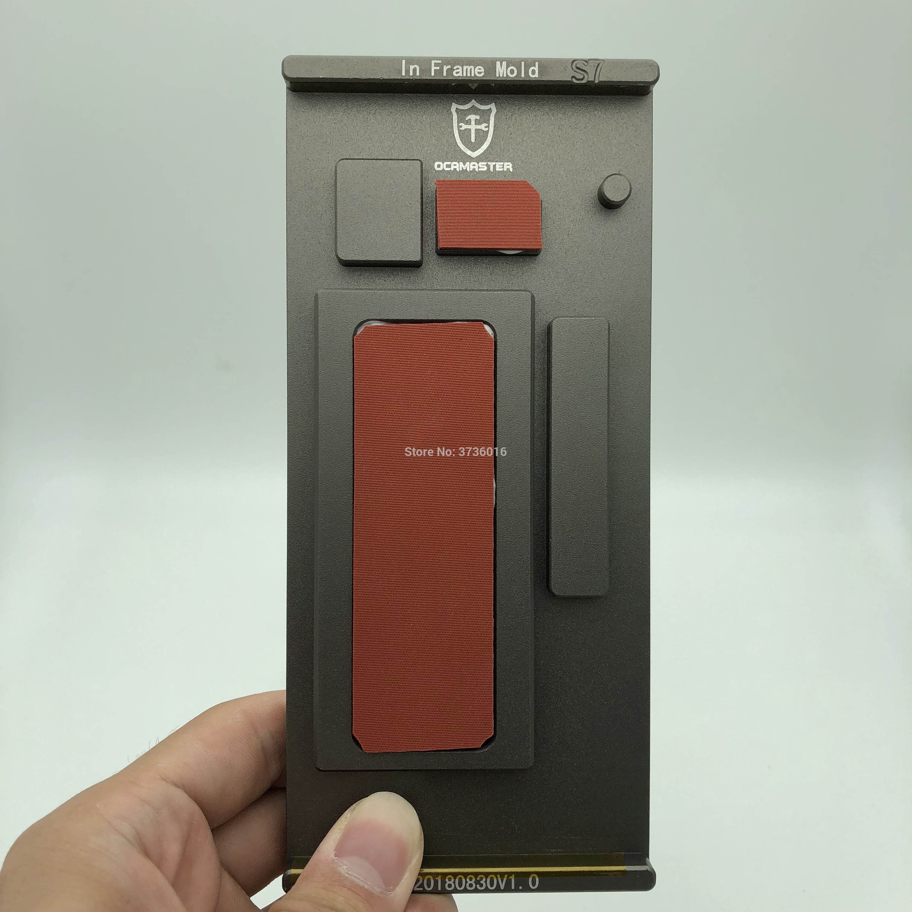 1pcs OCA MASTER In frame laminating mold for samsng S7 edge to S10 plus LCD display unbent flex laminating cleaning