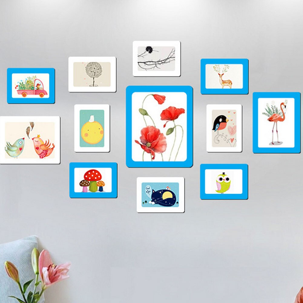 Mini cadre Photo magnétique Rectangle 5/6/7/8/10 pouces | Cadre Photo magnétique, cadre Photo magnétique, bricolage, réfrigérateur, décoration murale, Bar café maison, accessoires