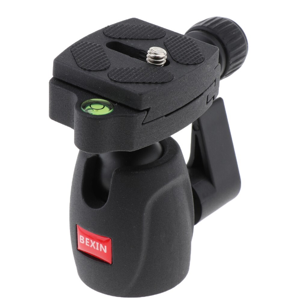 Metal Tripod Ball Head Quick Release Plate 1/4inch Quick Shoe Plate for Camera