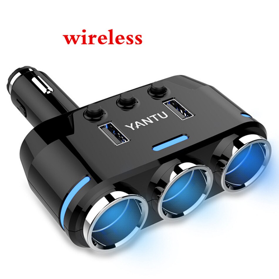 Sigarettenaansteker Een Voor Drie Autolader Multifunctionele Digitale Display