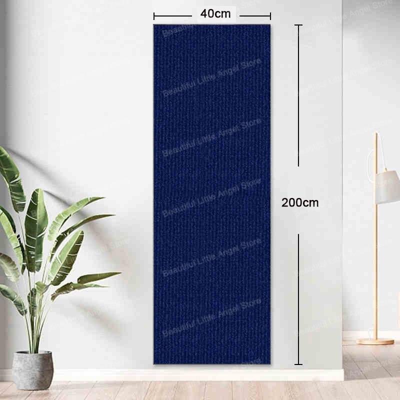 Cat Scratching Mat with Self-Adhesive Trimmable Cat Carpet Cat Scratching Carpet Corner Wall Cat DIY Scratch Furniture Protector: Burgundy