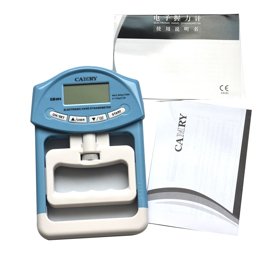 EH101 90kg/198Ib Digital LCD Dynamometer Hand Grip Power Measurement Strength Meter