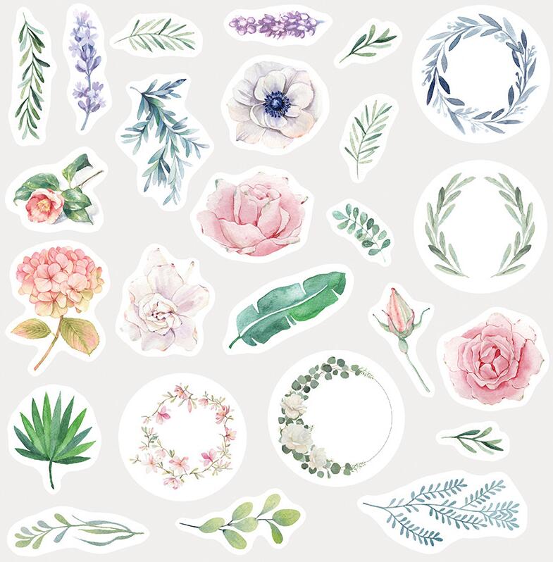 Moon Star Stickers Cute painting Diary Decoration Label Paper Stickers Pack DIY Stickers school supplies escolar: hua ye