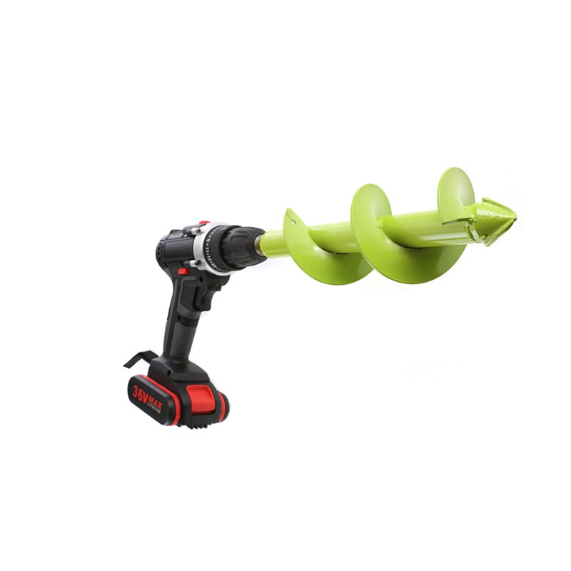 Garden Planting Spiral Drill Bit Planting Short Drill Pipe Hole Drilling Pit Drill Bit For Plant Flower Auger Hex Drive Drill