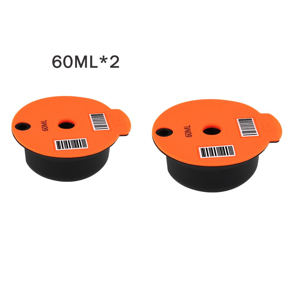 Produce Refillable Coffee Capsules Eco-Friendly Compatible With Bosch-1 Machine Tassimo-0 Coffee Pod Crema Maker: 2 Capsule 60ML