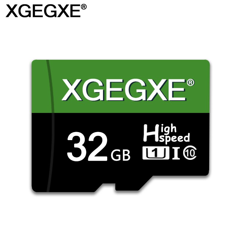Xgegxe hukommelseskort 64gb 32gb 16gb klasse 10 uhs-i  u1 tf flashkort 8gb til smartphone