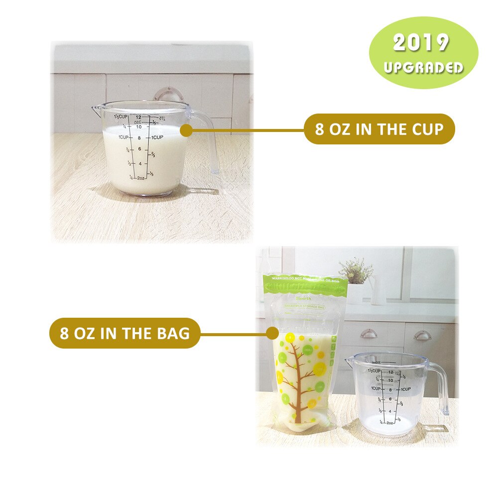 112 stk. 235ml opbevaringsposer til modermælk, lækagesikret steriliseret babymad sikker opbevaringstaske til modermælk til frysning