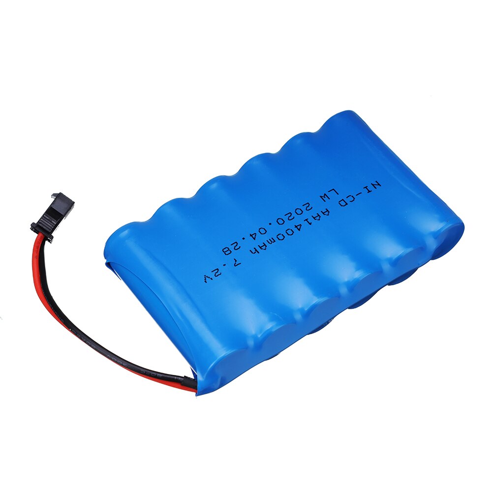 7.2 V 1400 mAh Ni-Mh batteria ricaricabile spina SM con caricabatterie per RC Camion RC auto RC barca del RC serbatoio parti nimh AA 7.2 v 1400 mah