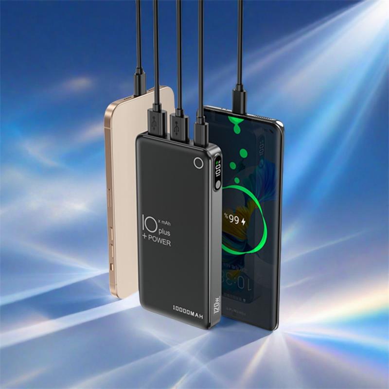 Carregamento super rápido 100000mAh Banco de potência de alta capacidade Bateria portátil Display digital Power Bank para iPhone Samsung Huawei