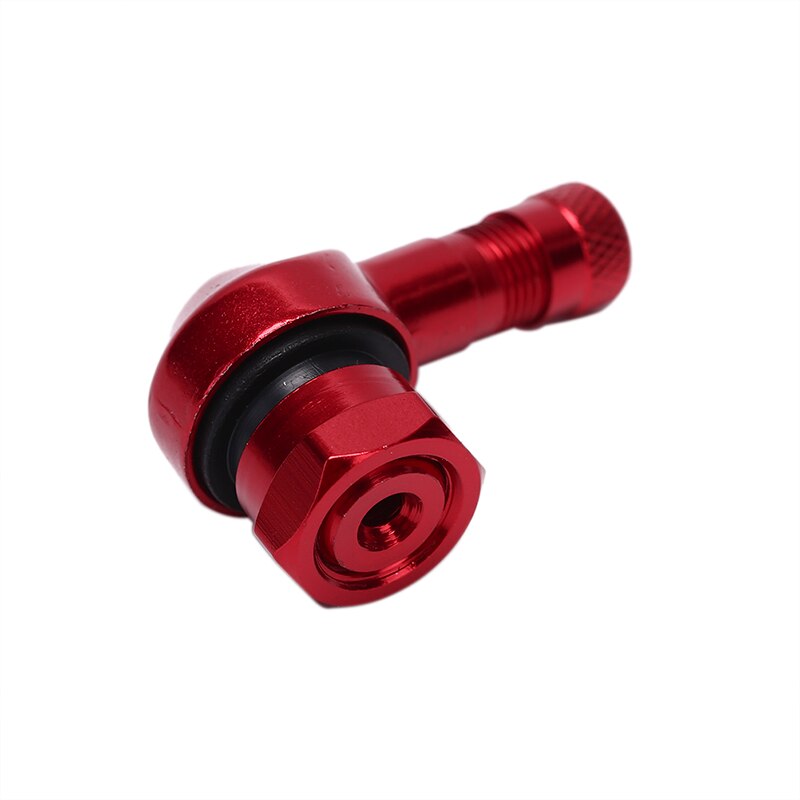 Vástago de válvula de aluminio CNC de ángulo de 90 grados, 2 uds., neumático de rueda de motocicleta, vástago de válvula sin cámara s para piezas de rueda de llanta de 10mm y 11,3mm