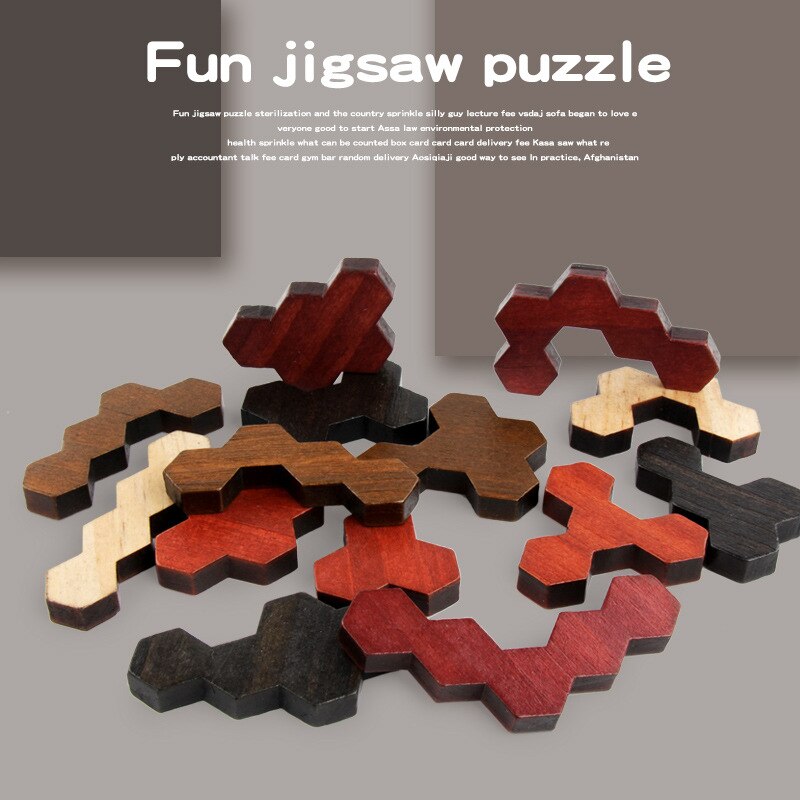 Houten Tangram Jigsaw Brain Tetris Game Puzzel Bloacks Voorschoolse Kinderen Spelen Training Voor Kinderen Beste Cadeaus