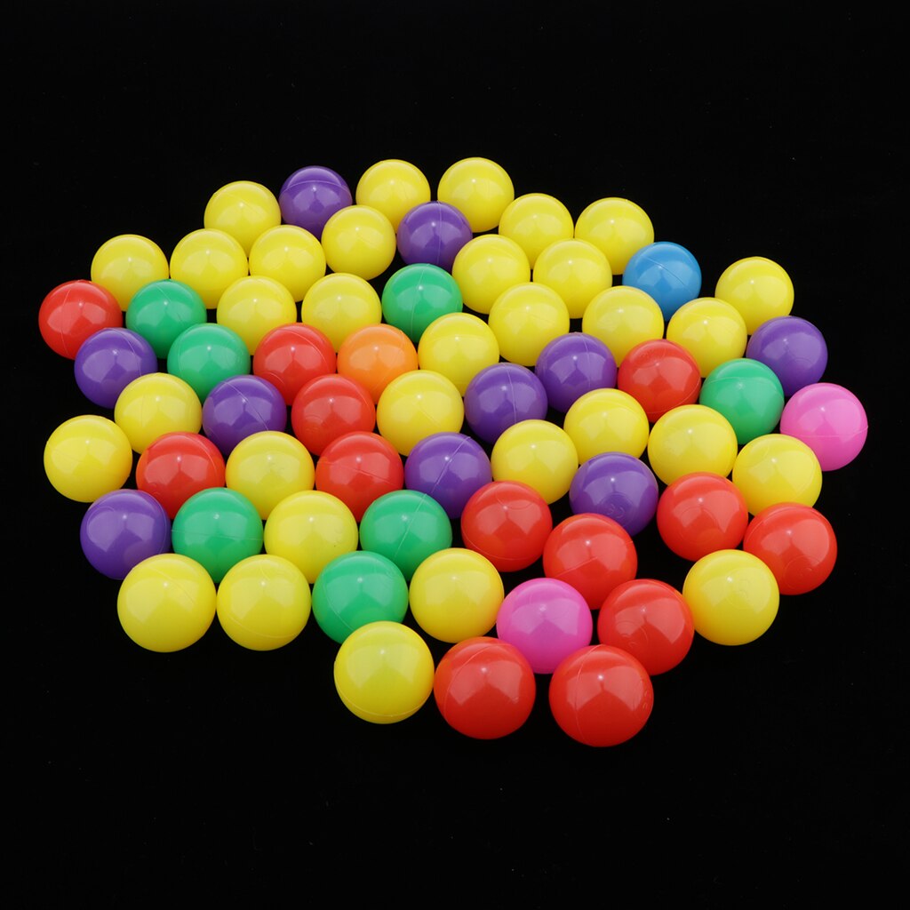 100Pc Oceaan Bal Kleurrijke Bal Zacht Plastic Oceaan Bal Zwemmen Speelgoed Buiten Kid