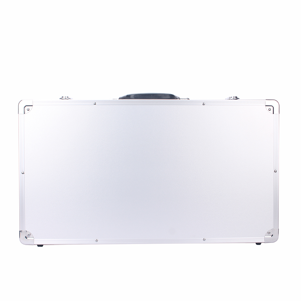 Caja de herramientas Caja de herramientas de aluminio Caja de herramientas portátil para mecánico Maleta de gran capacidad Estuche rígido 58x32x8,5 cm Caja de herramientas rectangular