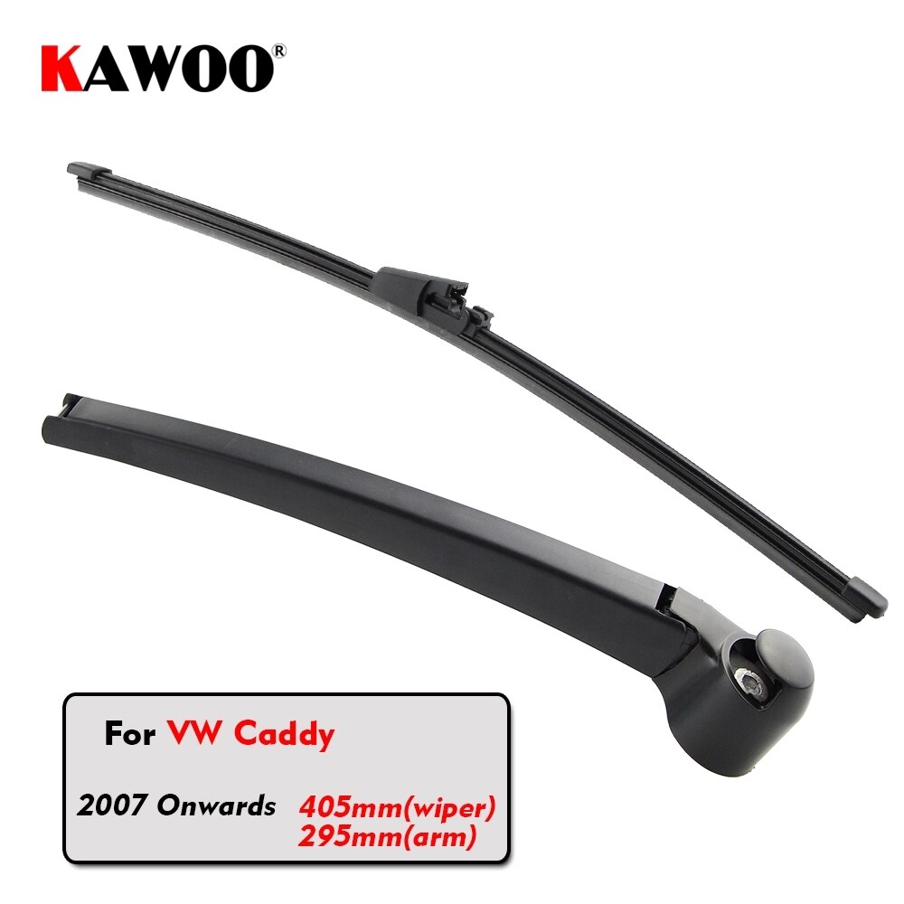Kawoo Auto Achter Wisser Bladen Terug Ruitenwissers Arm Voor Volkswagen Vw Caddy Hatchback (Vanaf 2007) 405 Mm Ruitenwisser