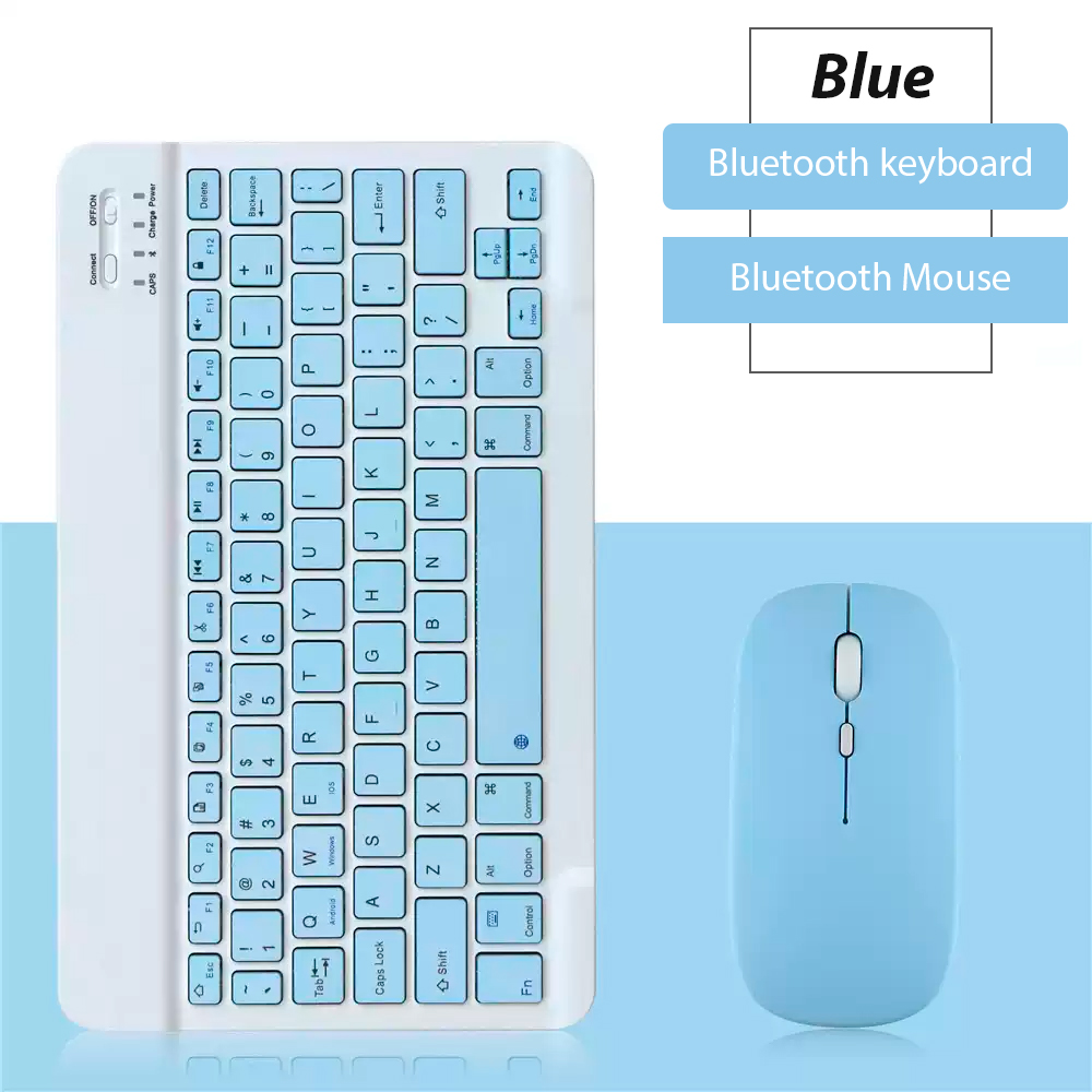 Bluetooth Wireless Keyboard Universal Mobile Phone Tablet Keyboard And Mouse Mini Bluetooth Keyboard Ipad Keyboard Accessories: Yellow