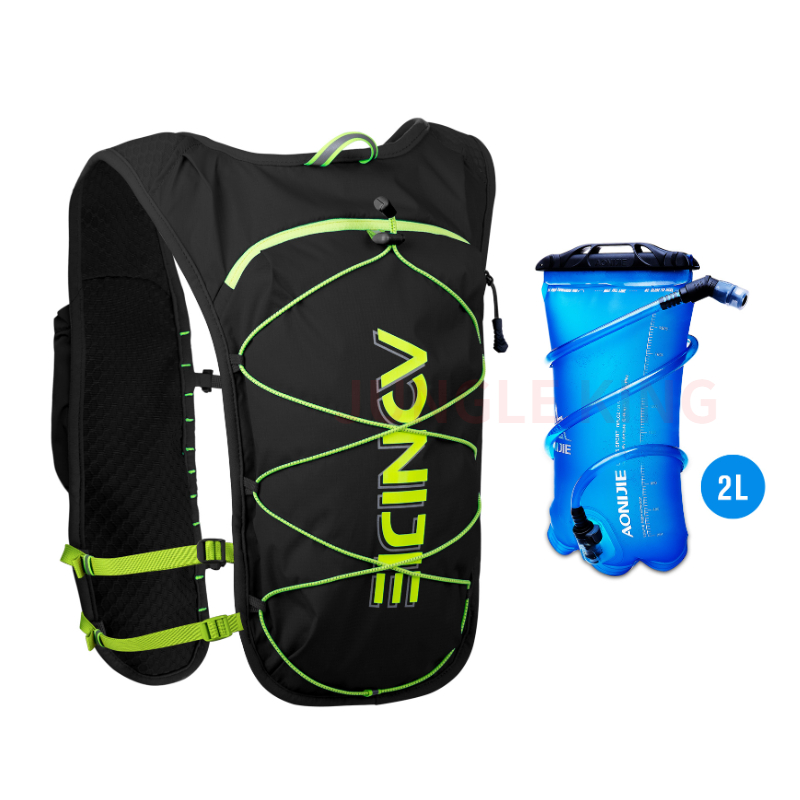 AONIJIE C9107 Outdoor Sports Cross-country Backpack 2L Water Bag Running Hydration Pack Rucksack Vest Bag For 68cm - 130cm Chest: RED COLOR