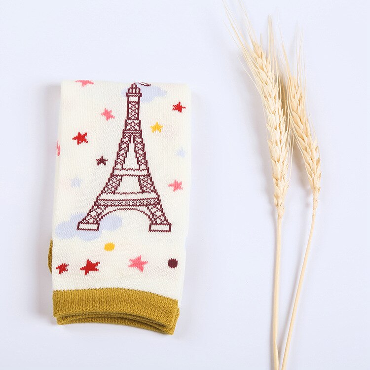 Bébé genou Socks_Air-Conditioning chaleur et résistant aux chutes Socks_Cartoon enfants socks_pure_coton enfants respirant, Sweat-A: L