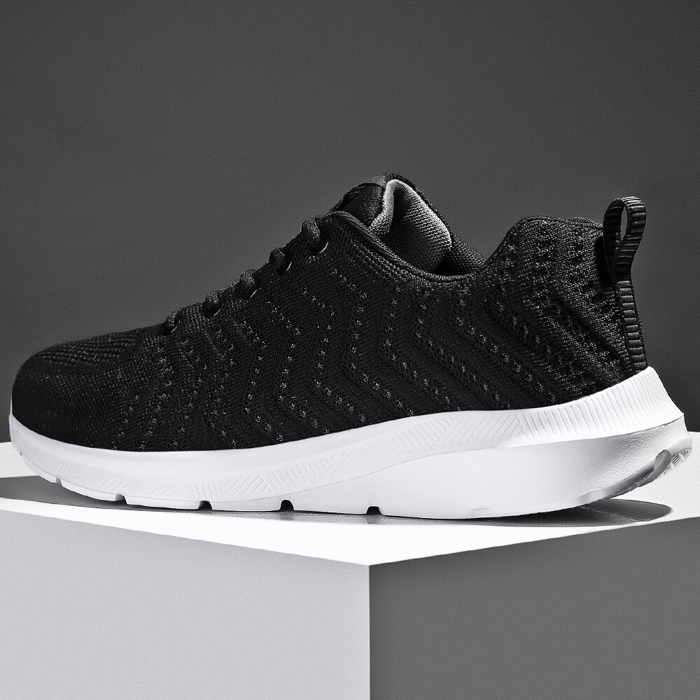 Plus Size 46 Tenis Masculino Men Tennis Shoes Light Comfort Outdoor Jogging Sport Shoes Athletic Fitness Male Sneakers: black 1 / 12