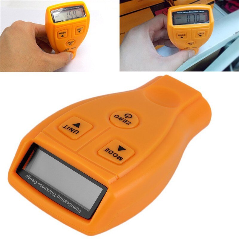 Ultrasone diktemeter, staalplaat, glas, kunststof, keramische Hoge