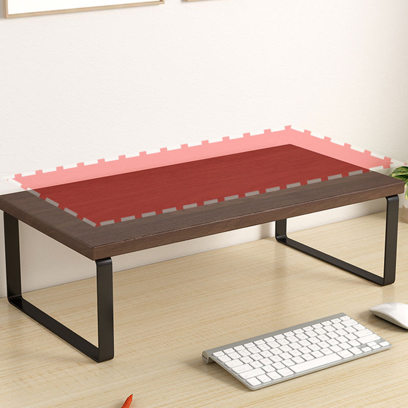 Wooden Monitor Lifting Rack Base Support Cushion Rack Computer Heightening Bracket Office Multifuncte Desktop Storage Rack