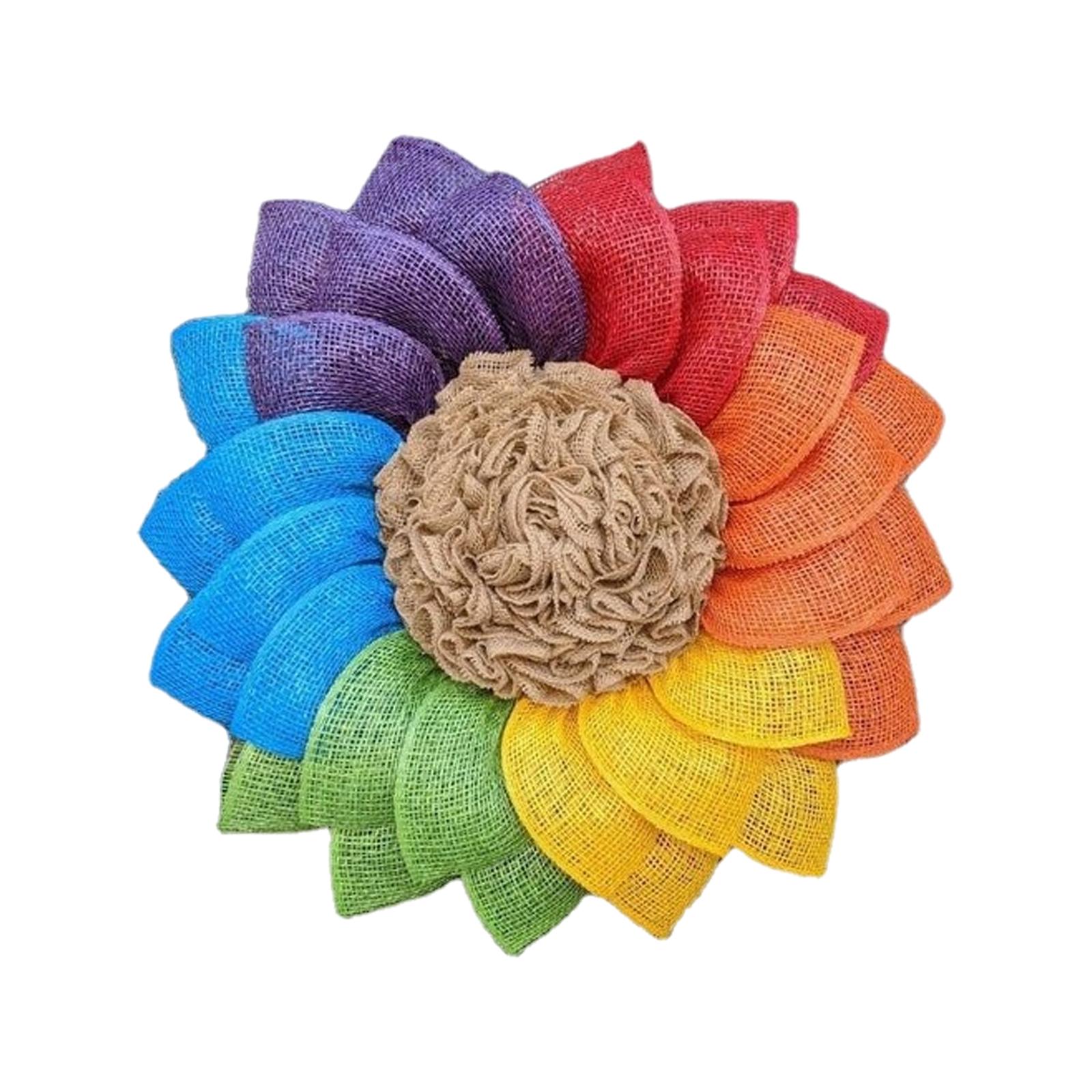 40cm Front Door Wreath Artificial Flower Floral Garland Window Party Wedding