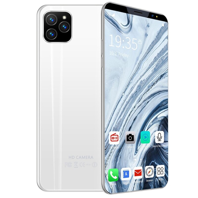 Teléfono Inteligente I13 Plus MTK6580, 5,8 pulgadas, Dual Core, 512MB + 4G RAM, tarjeta Dual, modo de espera Dual, Android 4,4, enchufe europeo: Blanco