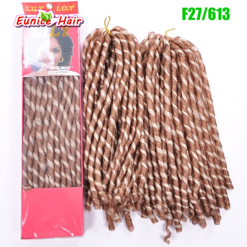 Extensions de mèches au Crochet, 30 racines, 14 pouces, Faux mèches, 12 couleurs, tresses au Crochet