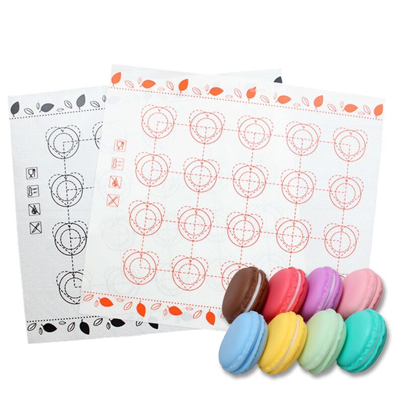 Silicone Baking Mat Macaron Baking Pad Fondant Bakeware Oven Home Non Stick Baking Tools For Cakes Pastry Sheet Dough Roll Mat