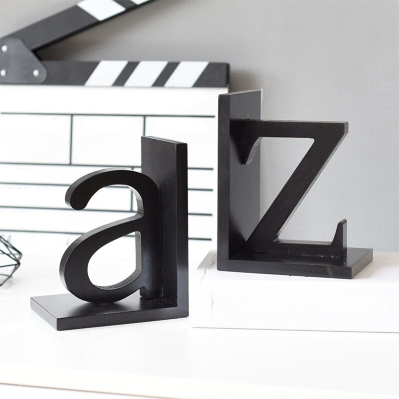 Eenvoudige En Moderne Brief Boekensteun Boekensteun Kantoor Boekenkast Boekensteun Brief Boekenkast Ornament