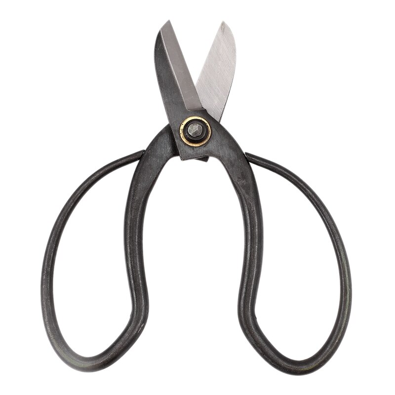Bonsai Scissors 6.7Inch (170mm), Steel Flower Arranging Tools, Bonsai Tools Shear Tool Black