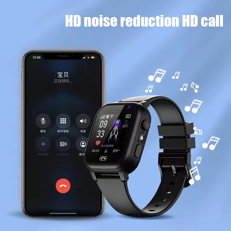 Reloj inteligente 4G para niños, ubicación GPS SOS, videollamada, tarjeta Sim, reloj inteligente para niños, cámara, reloj mejorado resistente al agua para niños y niñas