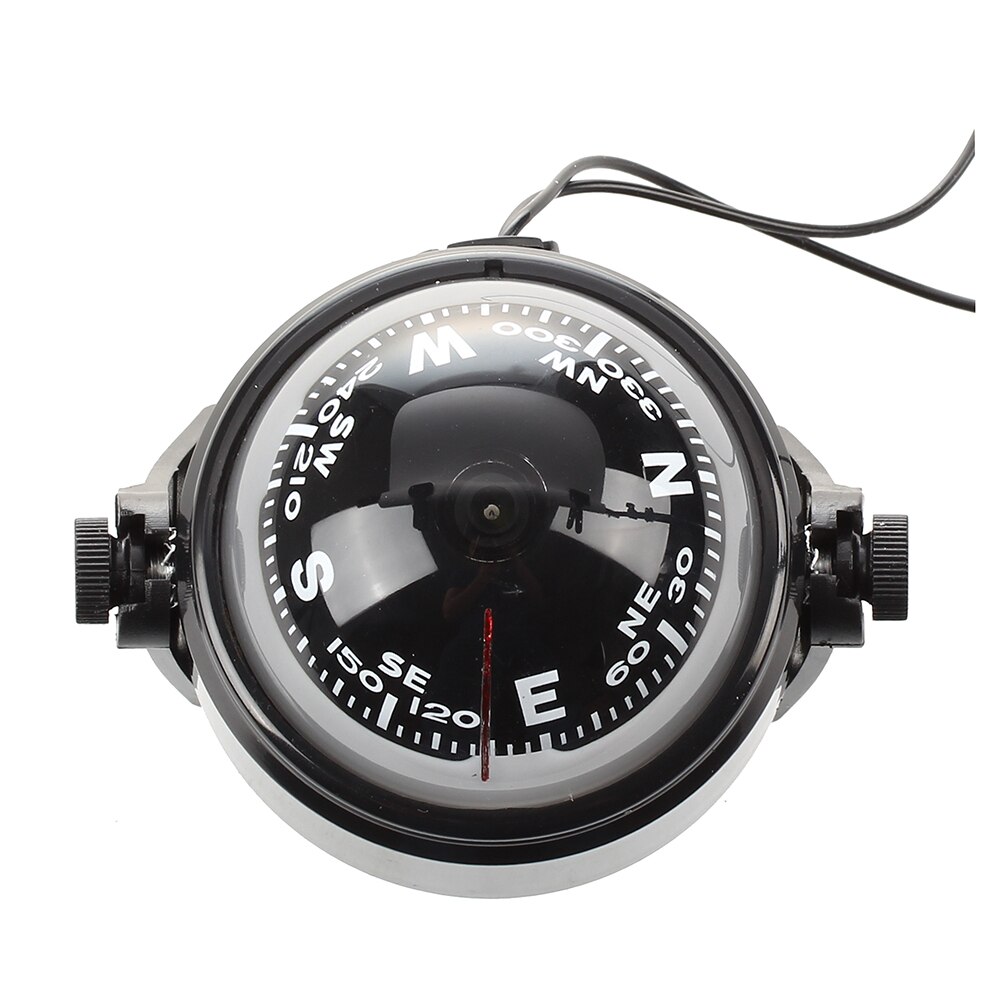 LED Floating Magnetic Compass Compass Navigation Car Auto Marine