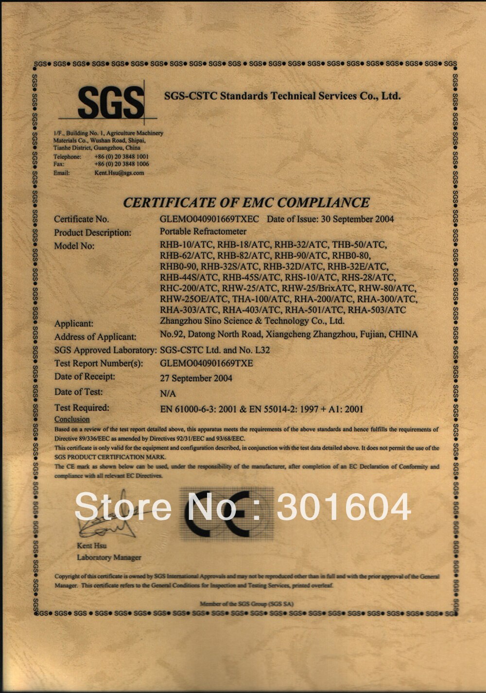 Hand held Brix refractometer RHB-90ATC with CE certificated