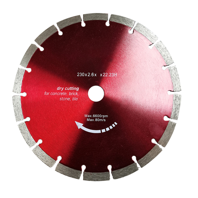 230mm 9 Zoll Kreissäge Klinge Multitool Schleifer Sah Diamant Trennscheibe Für Beton Holz Schneiden Rabatt Energie Werkzeug zubehör: rot