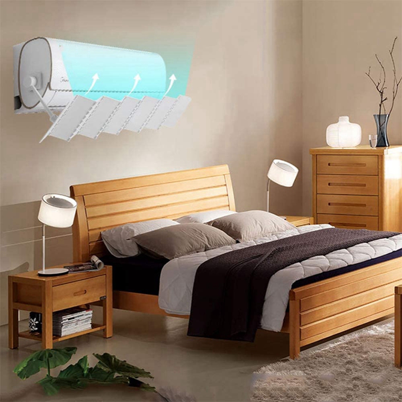 Adjustable Foldable Air Conditioner Deflector Confinement Air Deflector Outlet Air Wing Air Cooled Baffle Wind Direction