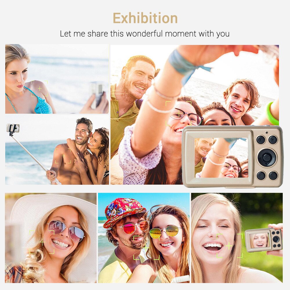 1.77 inch HD Digital Camera 1080P Home Digital Camera Camcorder 16MP Digital SLR Camera 4X Digital Zoom with 1.77inch LCD Screen