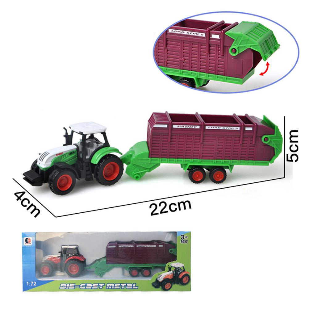 Kinder Simulation Bauernhof Traktor Farmer Mähdrescher Landwirtschaft Molding Fahrzeug Simulation Auto Kinder Kinder Spielzeug