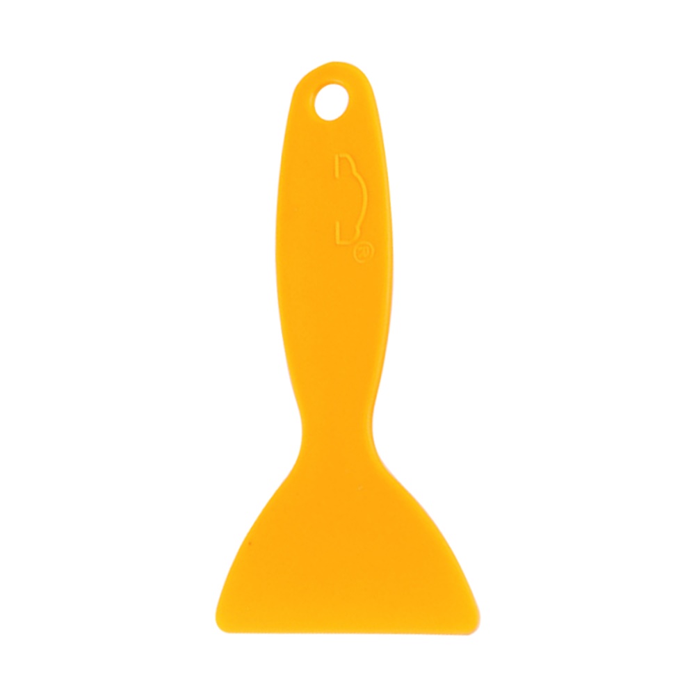 2Pcs/set Car Window Vinyl Film Wrapping Scraper Tool Car Sticker Installation Cleaning Tool Glue Remove Wiper Car Accessories: Brown