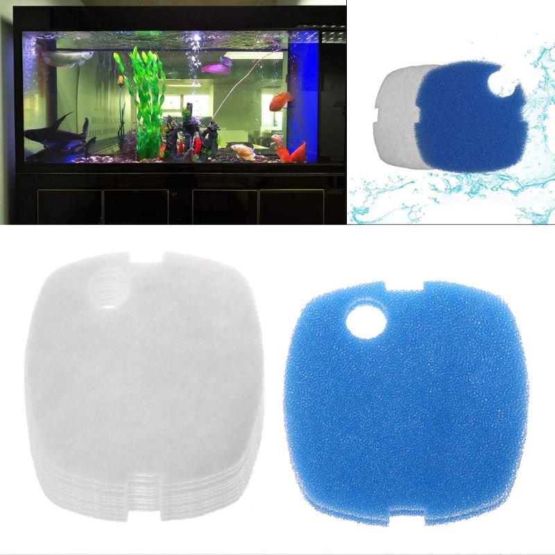 10 Stuks Aquarium Filter Pads Voor Sunsun HW-302/505A Bus Filter Vat