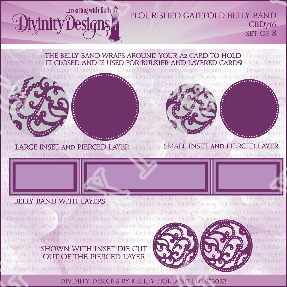 Belly Band Mr Mrs Envelop Anniversary Ring Achtergrond Proost Lovebirds Gatefold Geloof Hoop Liefde Lagen Craft Sterft Postzegels: Y4095-Dies