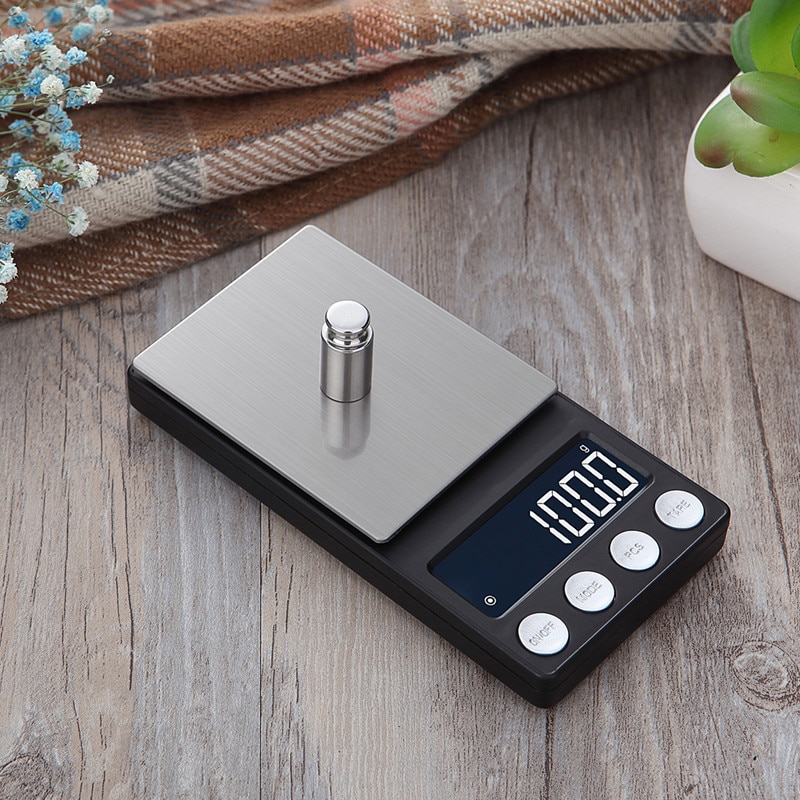Digital Scale LCD Electronic Kitchen Scale 500g 0.1/500g 0.01/200g 0.01 Food Weigh Portable Weighing Scales 40%off