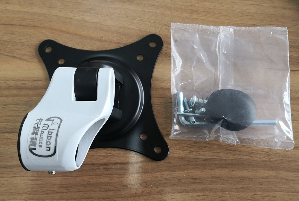 VESA Mount Head 75x75mm/ 100x100mm with Joint Connector and Screw Parts for Monitor Mount Holder Arm