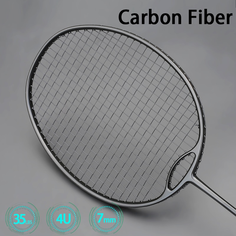 Style Racket Ultra Light 4U G4 Max Tension 30-32 Pounds Black Badminton Rackets Strung Racquet With Bag String