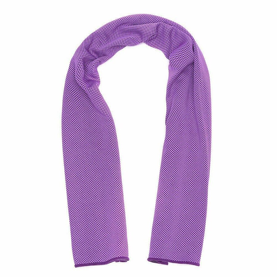 Outdoor travel portable quick-drying towel, 12X35 inches breathable, absorbent, quick-drying, compact and lightweight: Purple